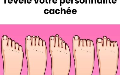 Il existe 5 types de pieds : chacun indiquant un type de personnalité particulier.?