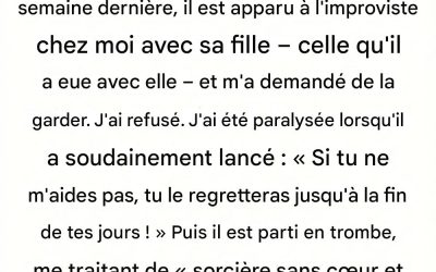 Quand le passé est revenu j’ai choisi de protéger ma paix..