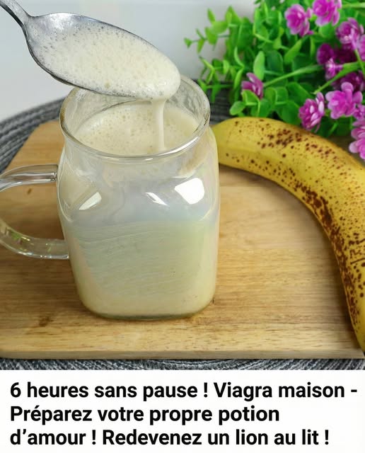 6 heures sans pause ! Viagra maison – Préparez votre propre potion d’amour ! Redevenez un lion au lit !