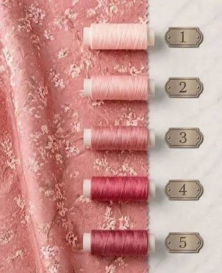 Quel fil est le mieux adapté à ce tissu ? 1, 2, 3, 4 ou 5 ?