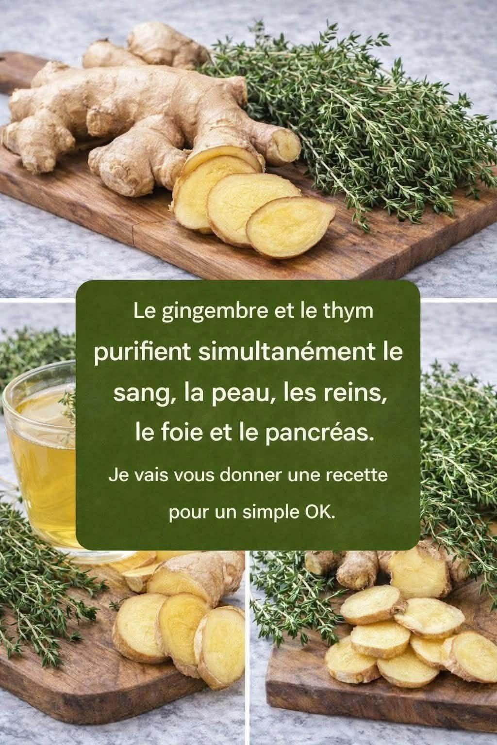 Le gingembre et le thym : un duo naturel aux multiples bienfaits