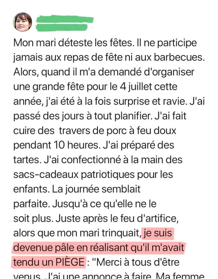 Mon mari détestait les fêtes… jusqu’au jour où il m’a tendu un piège devant tout le monde