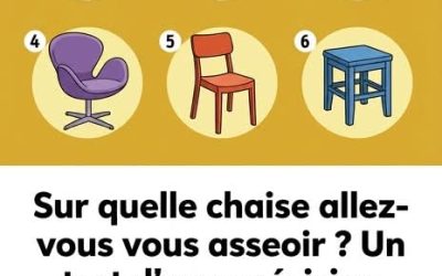 Sur quelle chaise vous assiériez-vous ? Découvrez ce que cela révèle de votre personnalité