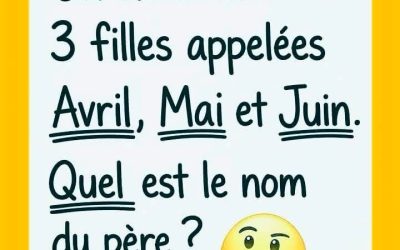 🧠 L’énigme qui piège presque tout le monde ! Voir le lien pour la réponse….
