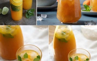 Recept voor limoen- en abrikozenmojito