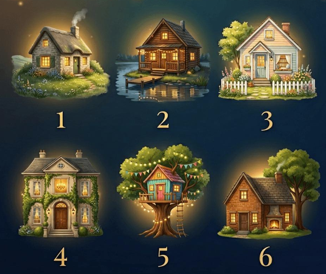 Choisissez une maison et vous découvrirez ce qui manque vraiment à votre vie en ce moment !