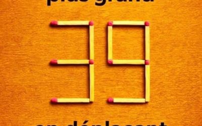 Énigme des allumettes : Trouver un nombre plus grand que 39