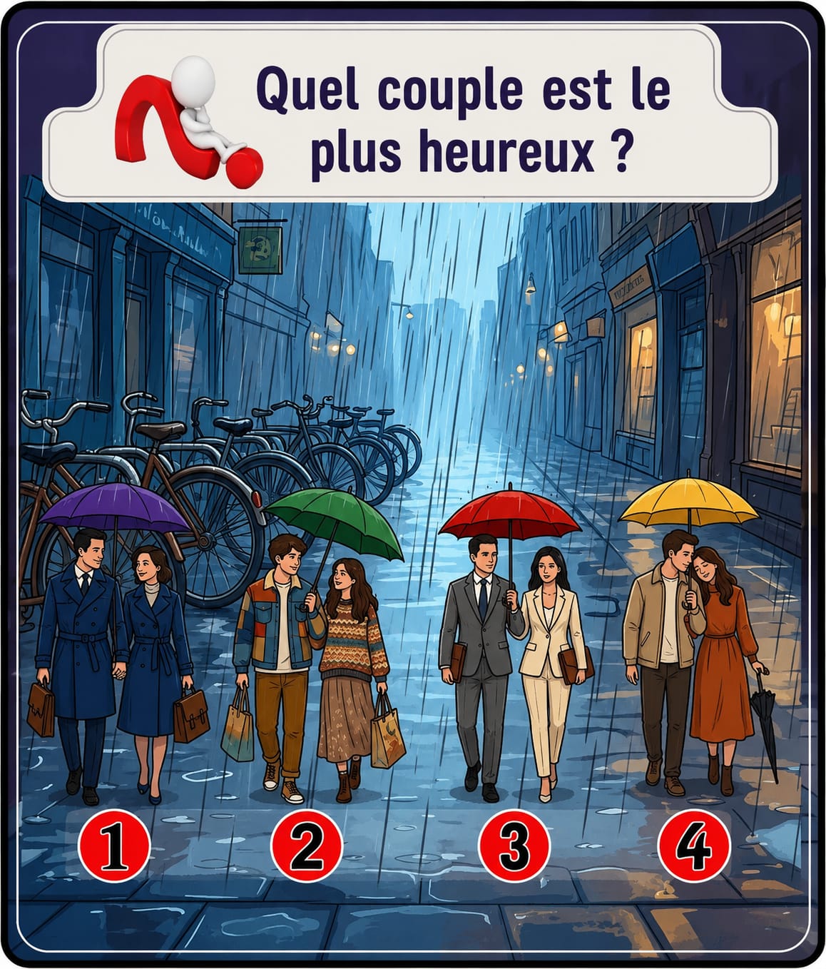 “Quel couple est le plus heureux ?”