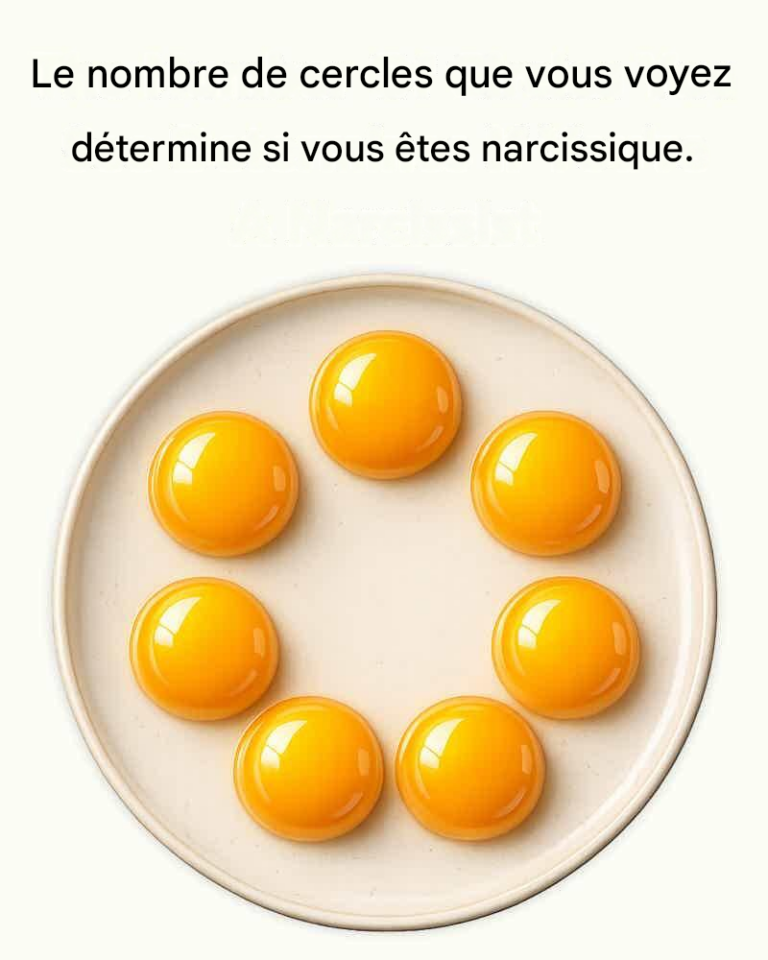 Le nombre de cercles que vous voyez détermine si vous êtes narcissique.