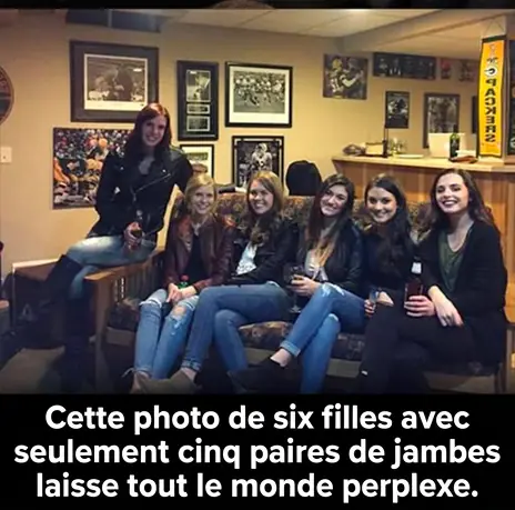 Internet est perplexe face à cette illusion d’optique de six filles avec seulement cinq paires de jambes