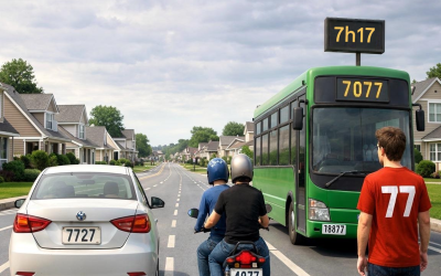 Sept panneaux sur la route : un appel à la vigilance