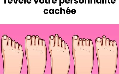 Il existe 5 types de pieds : chacun indiquant un type de personnalité particulier.?