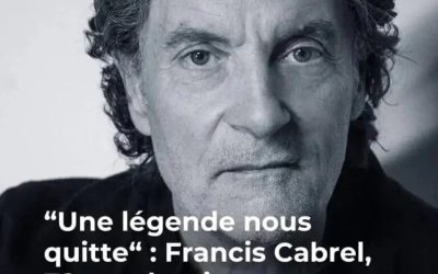 Une légende nous quitte”…