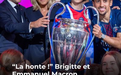 Brigitte et Emmanuel Macron célèbrent les joueurs du PSG : ambiance festive à l’Élysée !