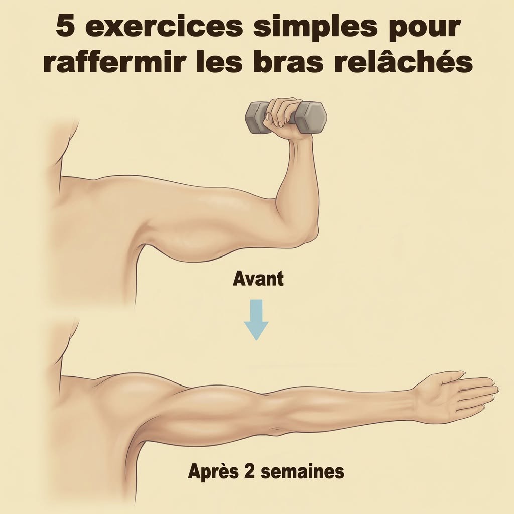 5 exercices simples pour raffermir les bras relâchés