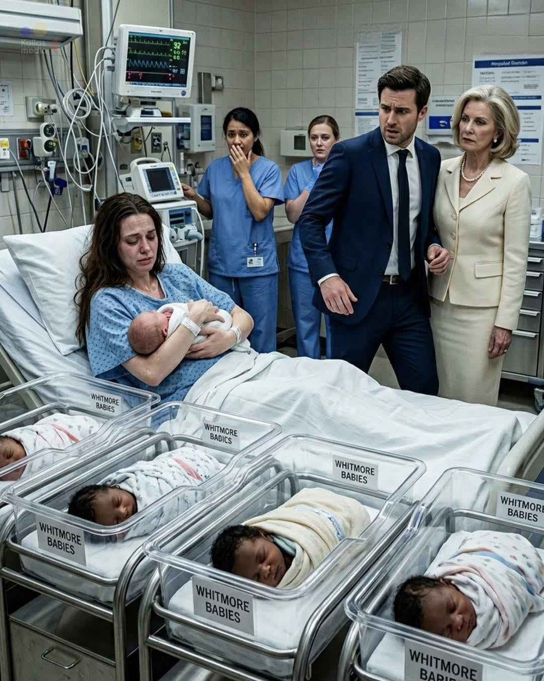 Les cinq bébés reposaient paisiblement dans leurs berceaux. Mon mari les regarda et se figea : « Ce ne sont pas les miens. » Puis il quitta l’hôpital et ne revint jamais.