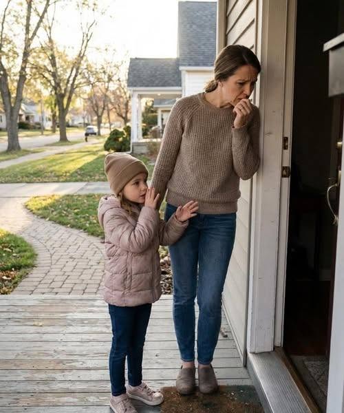 Mon mari était chez sa mère pour s’occuper d’elle. Pour lui faire la surprise, je suis arrivée avec notre fille de sept ans sans le prévenir. En arrivant à la maison, la porte d’entrée était entrouverte. Ma fille a jeté un coup d’œil à l’intérieur, puis a tiré doucement sur ma manche et a chuchoté : « Maman… regarde. Mais chut. »