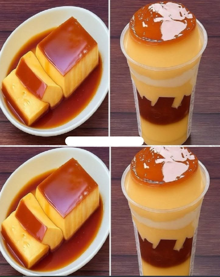 Tarte à la crème caramel et vanille