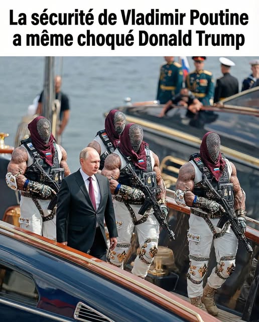La sécurité de Vladimir Poutine a même choqué Donald Trump