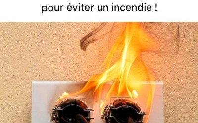 Cet appareil de cuisine doit être débranché avant de se coucher pour éviter tout risque d’incendie
