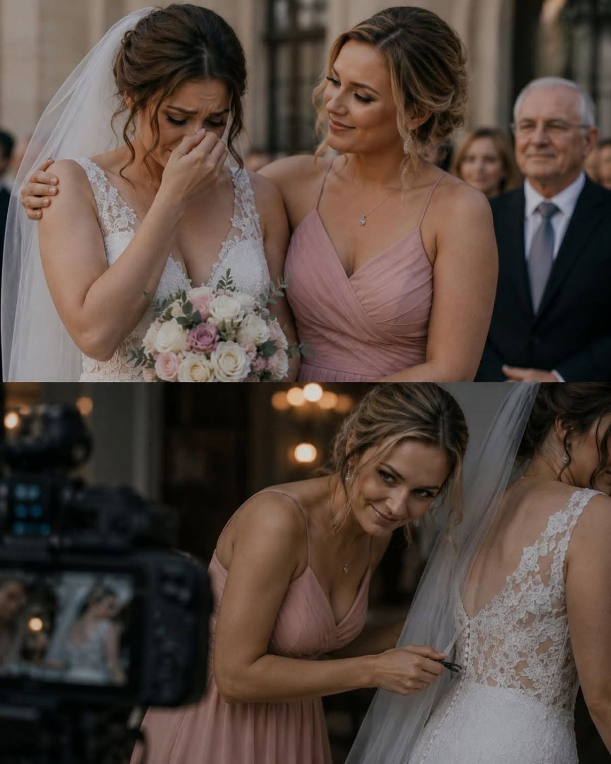 Ma sœur a essayé de gâcher mes photos de mariage… mais l’appareil photo a capturé ce qu’elle a fait dans mon dos.
