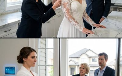 Lorsque ma belle-mère a déchiré ma robe blanche au milieu de la cuisine, elle a crié : « C’est mon fils qui paie tout dans cette maison ! » Mon mari l’a soutenue sans rien faire.