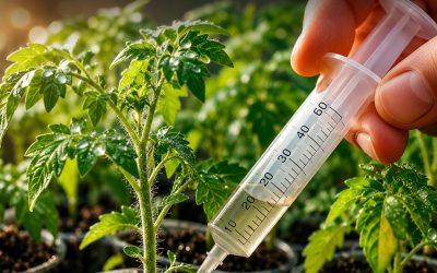 Quelques gouttes suffisent pour stimuler la croissance des plants de tomates ! Le secret du jardinage bio