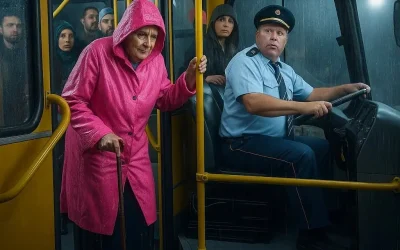 Le chauffeur jeta une vieille dame de 80 ans hors du bus pour un simple ticket… Sa réplique fit taire le conducteur et glaça tout le bus
