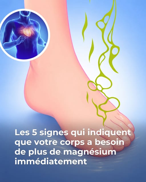 Votre corps vous envoie ces 5 signaux il manque peut-être de magnésium