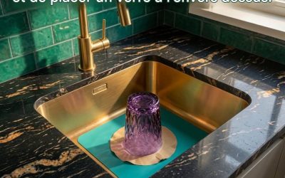 Voici pourquoi vous devriez toujours laisser un verre renversé et un morceau de papier dans l’évier avant de partir en vacances.v