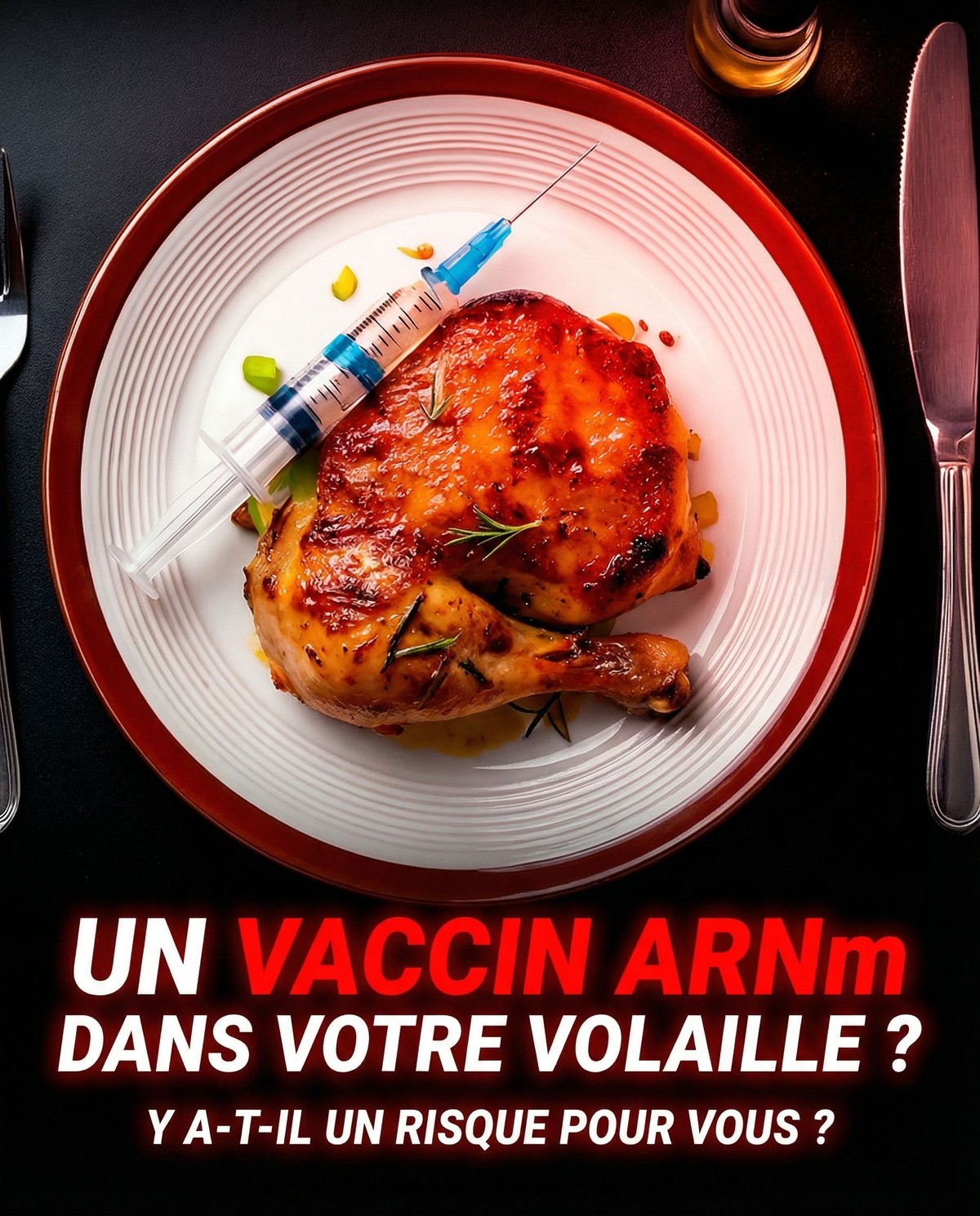 Les volailles françaises vaccinées par ARNm auto-amplifiant : y a-t-il un risque ?