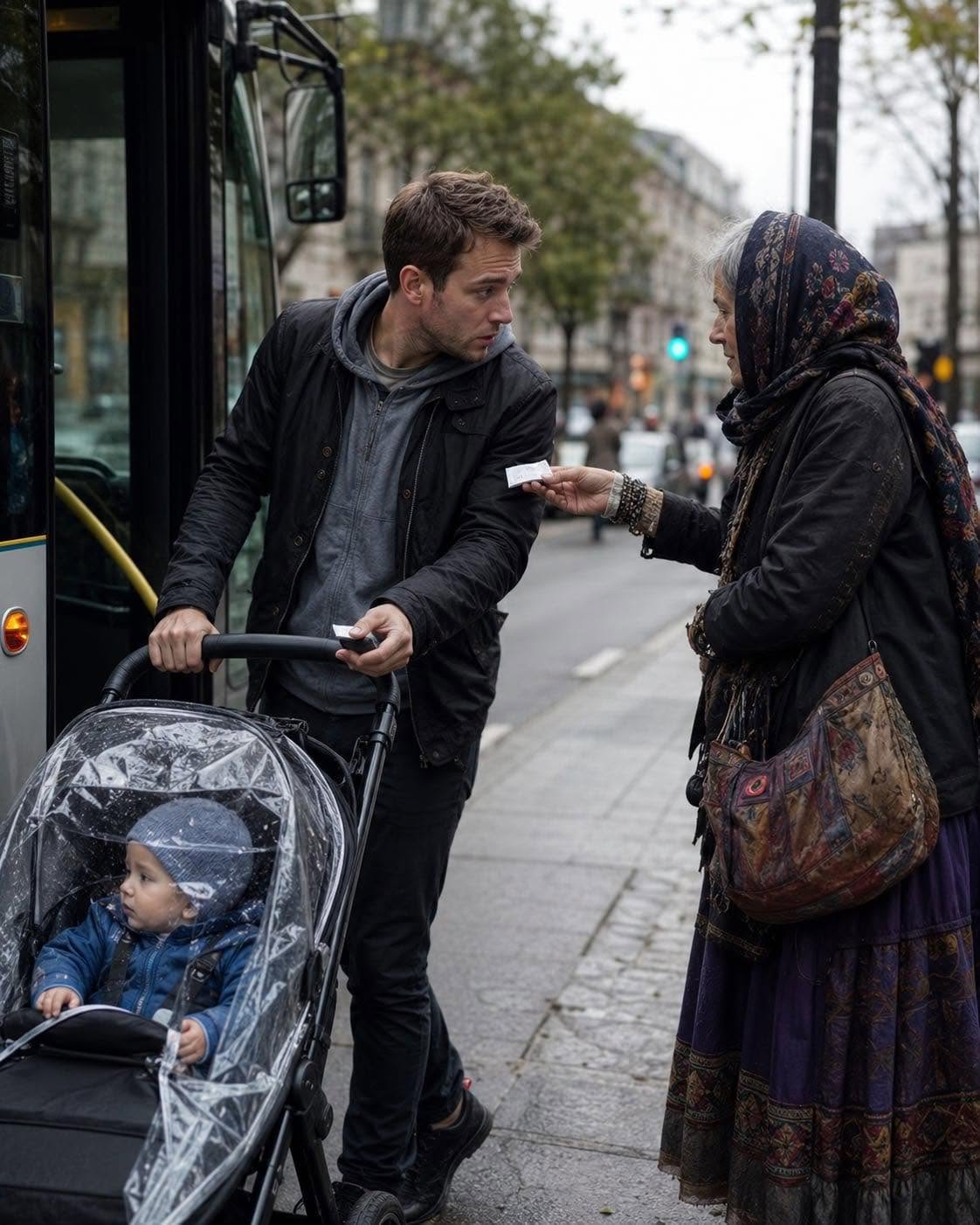 J’ai payé le trajet d’une voyante dans le bus alors que j’emmenais mon fils d’un an chez le médecin… Et avant de descendre, elle m’a glissé discrètement un mot.