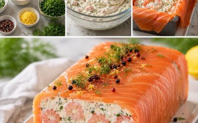 Terrine de Saumon et Crevettes aux Herbes Fraîches