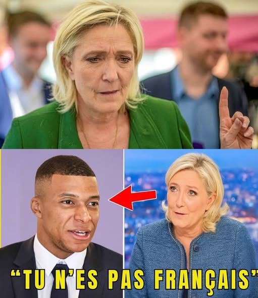Kylian Mbappé s’oppose à Marine Le Pen et il lui répond d’aller se…Voir plis