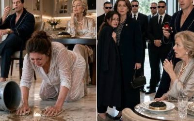 J’ai perdu mon cœur. Ma fille était sur ses mains et les genoux frottant le sol de la cuisine avec de l’eau glacée, tandis que son mari et sa mère ont mangé cher caviar à la table. “Arrête de pleurer et de servir le dessert!” il s’est claqué, frappant le seau d’eau sale. Je me suis tranquillement éloigné de la fenêtre et j’ai passé un seul coup de fil au service RH de sa compagnie. Cinq minutes plus tard, son téléphone a bourdonné avec un préavis catastrophique, et mon équipe de sécurité privée a ouvert la porte d’entrée. Histoires vraies