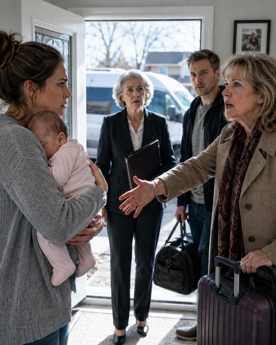 Après le décès de mon mari, j’ai utilisé son assurance-vie pour acheter une maison pour notre bébé. Ma mère a prétendu qu’il s’agissait d’un « bien familial », est arrivée avec des valises et m’a ordonné de partir.