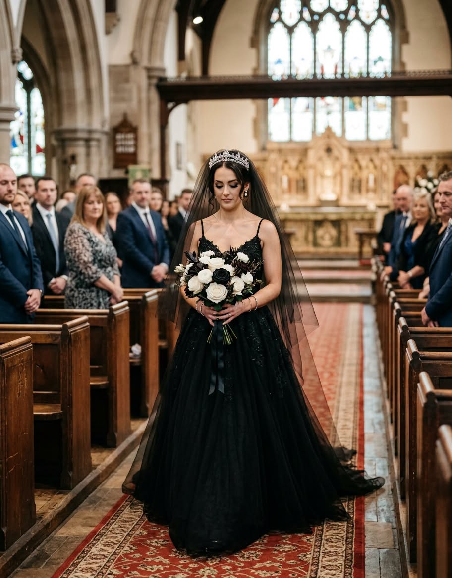 Le jour de son mariage, ma fille est apparue en robe noire : ce n’était que le début d’un séisme familial