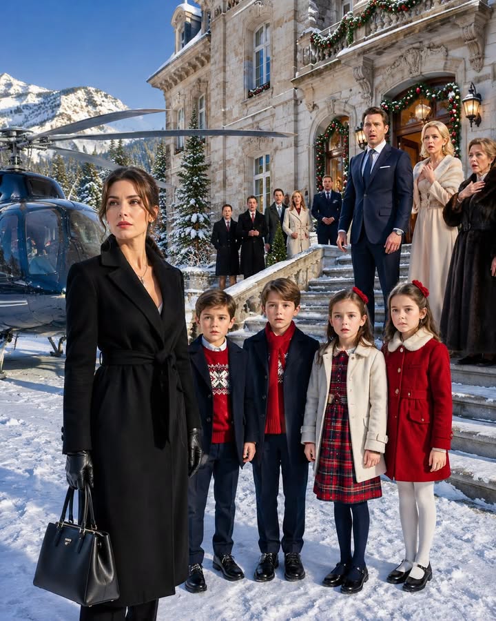 Il invita son ex-femme au Réveillon pour effacer le passé… mais elle arriva avec quatre enfants qui firent s’effondrer toute la dynastie Valmont. – FG News