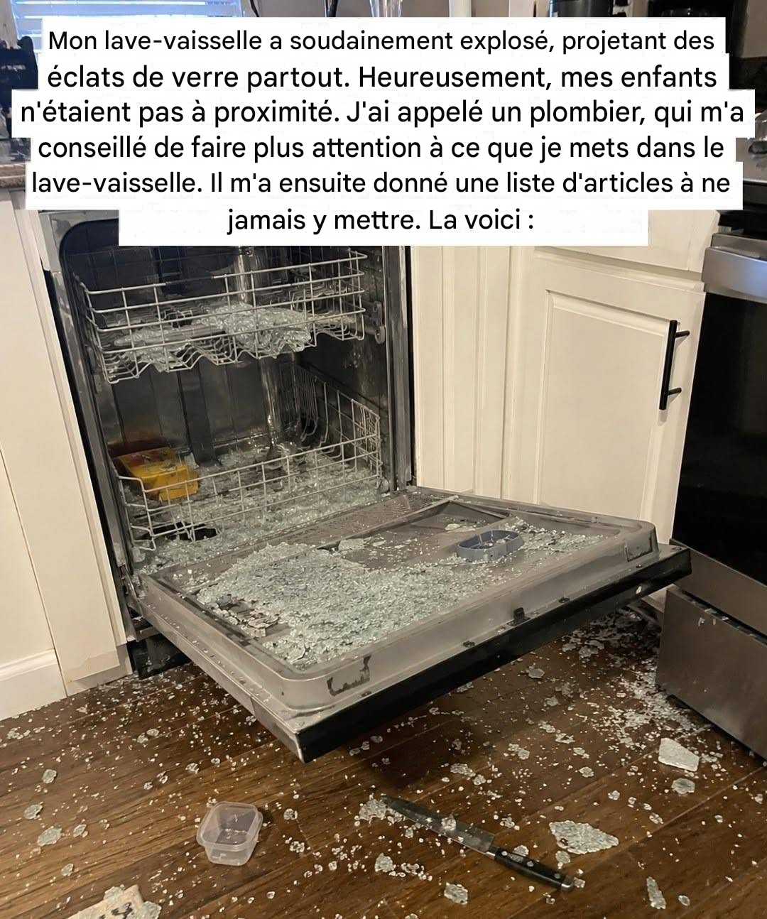 **8 choses à ne jamais mettre au lave-vaisselle** (et pourquoi)