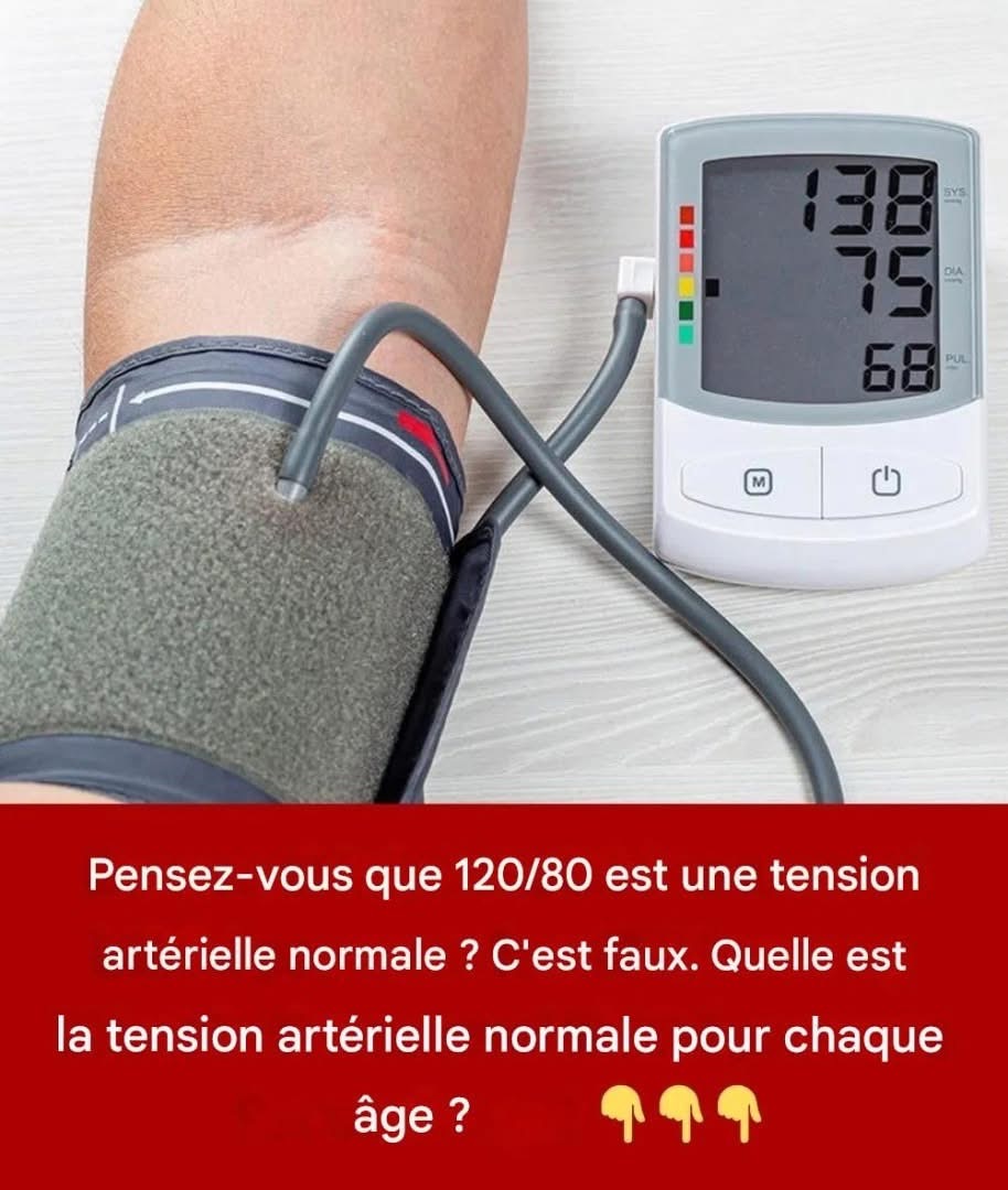 Quelle est la pression artérielle normale pour chaque âge