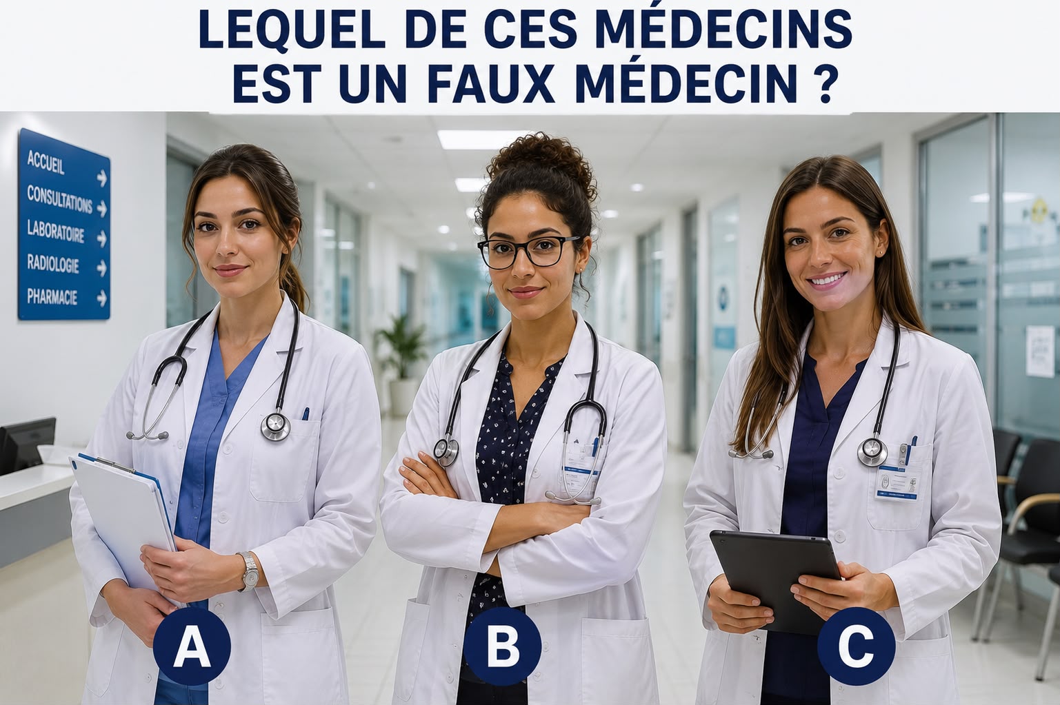 ❌ Une seule femme ment sur son métier… Pouvez-vous la repérer ?