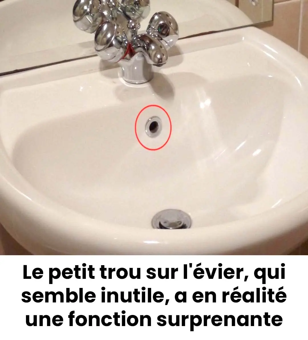 Découvrez le mystère du petit orifice dans votre évier