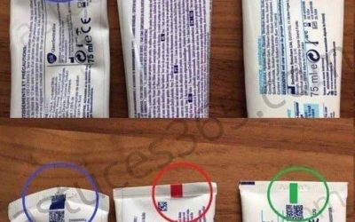 Le secret de la bande colorée sur un tube de dentifrice