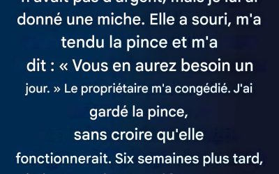 Le don rendu : le pouvoir de la compassion