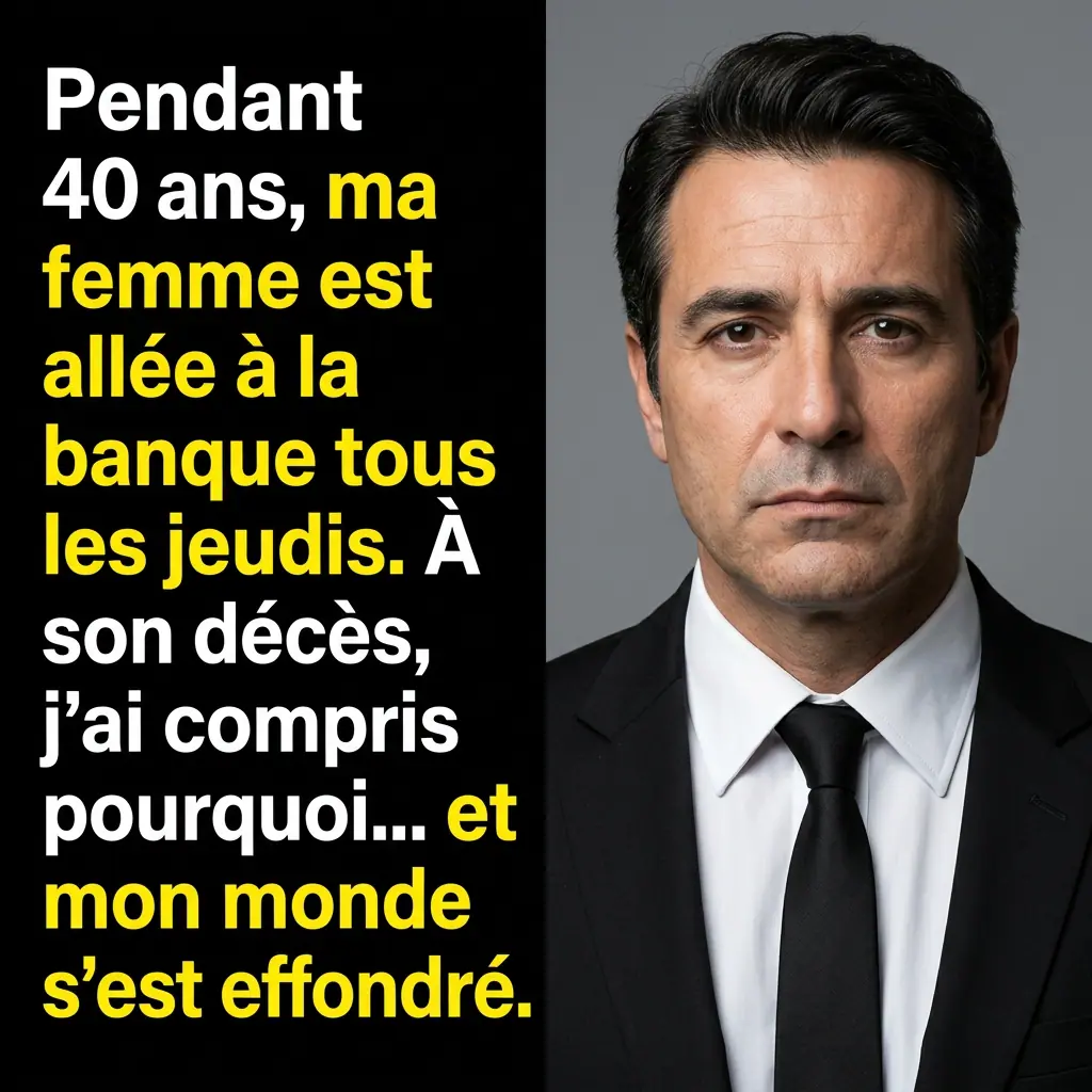 Le secret du jeudi : quarante ans de rendez-vous bancaires que personne n’a jamais questionnés