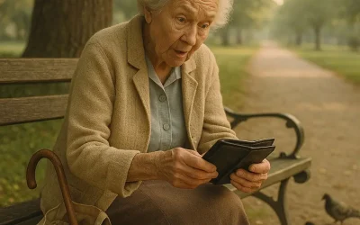 Une grand-mère trouve un portefeuille dans le parc : le propriétaire change sa vie à jamais