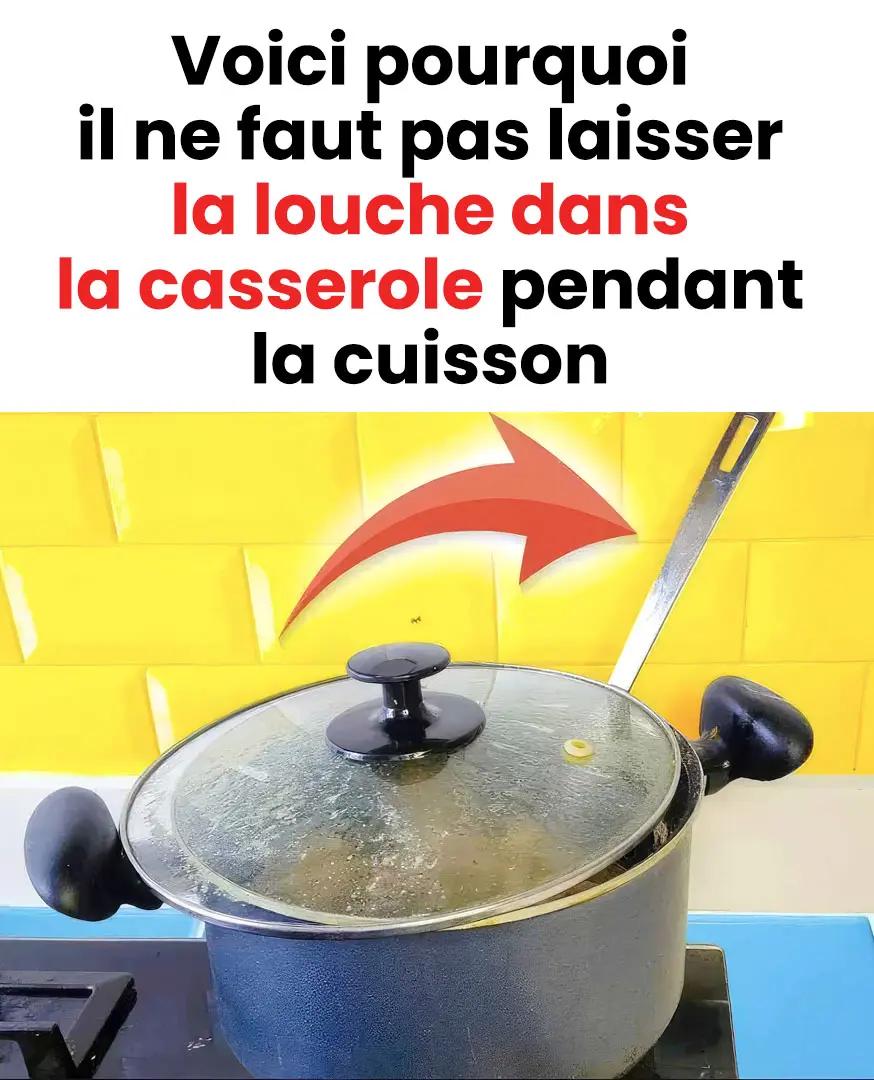 Les conséquences méconnues de laisser la louche dans la casserole pendant la cuisson