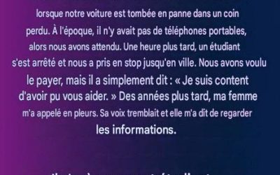 Comment un étudiant altruiste a renversé la situation à un moment critique