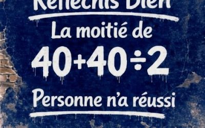 🧠 Calcul mathématique – Réfléchis bien avant de voir la reponse au 1er commentaire!…..👇