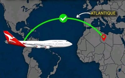 Pourquoi les avions ne traversent-ils pas l’Atlantique de jour ? 🤔🤯… Voir plus